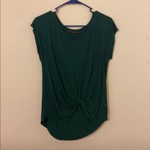 Green crop top
